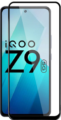 GLOBAL NOMAD Edge To Edge Tempered Glass for iQOO Z9 5G(Pack of 1)