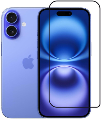 SRT Edge To Edge Tempered Glass for Apple iPhone 16(Pack of 1)