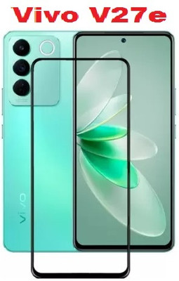 Chronic Edge To Edge Tempered Glass for Vivo V27e 5G, Vivo V27e(Pack of 1)