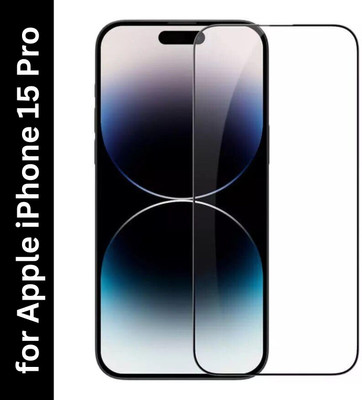 GLOBAL NOMAD Edge To Edge Tempered Glass for APPLE iPhone 15 Pro, iPhone 15 Pro(Pack of 1)