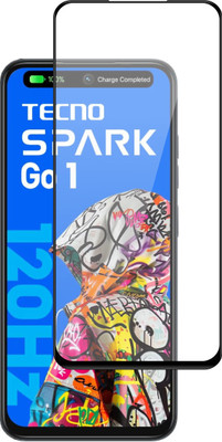 Vatsin Edge To Edge Tempered Glass for Tecno Spark Go 1(Pack of 1)