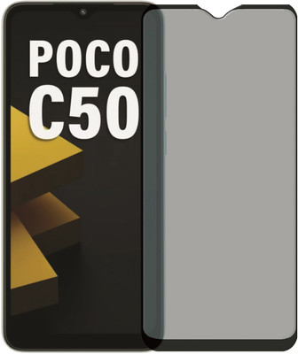 GLOBAL NOMAD Edge To Edge Tempered Glass for POCO C50(Pack of 1)