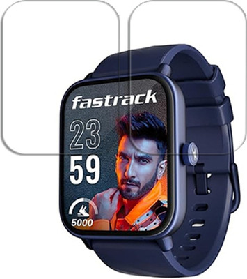 SOMTONE Edge To Edge Tempered Glass for Fastrack Limitless Glide 1.78 inch SMARTWATCH SCREEN GUARD(Pack of 2)