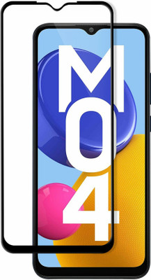 DMJHP Edge To Edge Tempered Glass for Samsung Galaxy M04(Pack of 1)