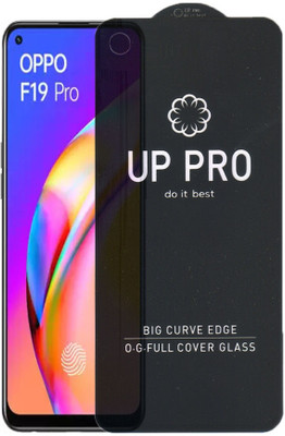 S-Softline Edge To Edge Tempered Glass for Oppo F19 Pro, Full Screen Coverage (Except Edges) and Easy Installation Kit(Pack of 1)