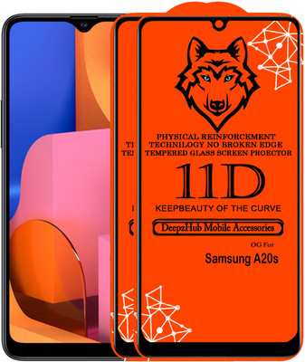 CRodible Edge To Edge Tempered Glass for Samsung Galaxy A20s(Pack of 2)