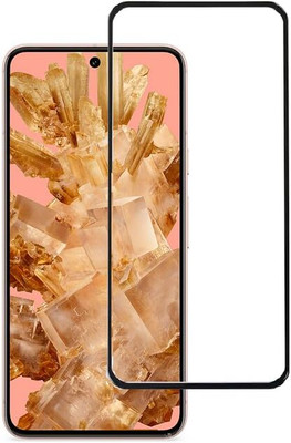 COVERLINE Edge To Edge Tempered Glass for Google Pixel 8 Pro Full Coverage Edge To Edge Screen Protector Tempered Glass(Pack of 1)