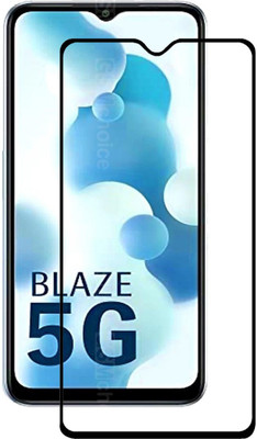 INFINITYWORLD Edge To Edge Tempered Glass for Lava Blaze 5G(Pack of 1)