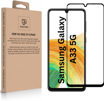 GLOBAL NOMAD Edge To Edge Tempered Glass for SAMSUNG Galaxy A33(Pack of 1)