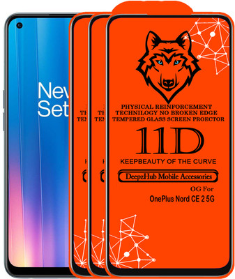 CRodible Edge To Edge Tempered Glass for OnePlus Nord CE 2 5G(Pack of 3)