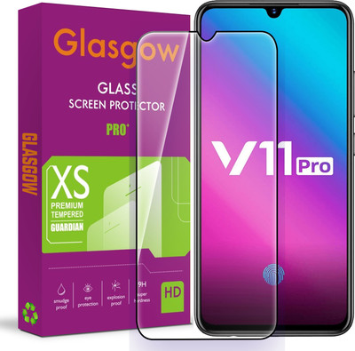 Glasgow Edge To Edge Tempered Glass for Vivo V11 Pro(Pack of 1)