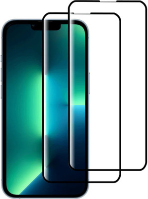 HIE POWER Edge To Edge Tempered Glass for iPhone 14 Plus-| 9H Hardness, Anti-Scratch Edge to Edge Full Glue Mobile Screen protector with Wet & dry Wipes |(Pack of 2)