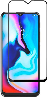 royal eshop 15 Edge To Edge Tempered Glass for Motorola Moto E7 Plus(Pack of 1)