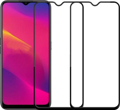 Karpine Edge To Edge Tempered Glass for OPPO A5 2020(Pack of 2)