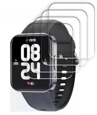 ARBAN Edge To Edge Tempered Glass for DIZO D Talk DW 32051 Smart Watch SMARTWATCH SCREEN GUARD(Pack of 4)