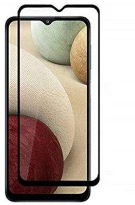 DMJHP Edge To Edge Tempered Glass for Samsung Galaxy A12(Pack of 1)