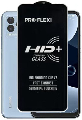 SM Styles Edge To Edge Tempered Glass for Lava Blaze Nxt(Pack of 1)
