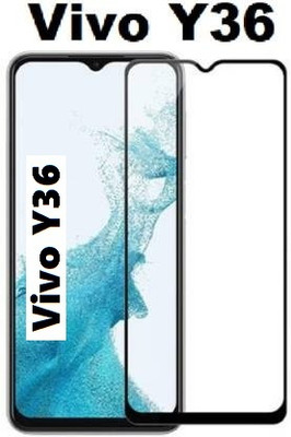 Hyper Edge To Edge Tempered Glass for Vivo Y36, vivo Y36(Pack of 1)