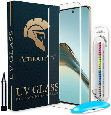 ArmourPro Edge To Edge Tempered Glass for Realme 13 Pro 5G, Realme 13 Pro, Realme 13 Pro + 5G, Realme 13 Pro +, Realme 13 Pro Plus 5G, Realme 13 Pro Plus, UV Glue Tempered Glass with Cable Protector(Pack of 1)