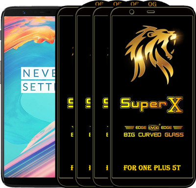 PFOAM Edge To Edge Tempered Glass for OnePlus 5T(Pack of 4)