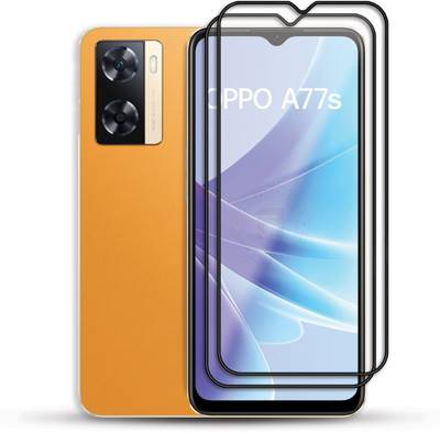 PROACCS Edge To Edge Tempered Glass for OPPO A77S(Pack of 2)