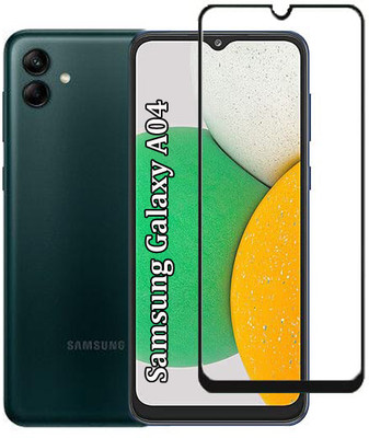 PARANDIV Edge To Edge Tempered Glass for Samsung Galaxy A04(Pack of 1)