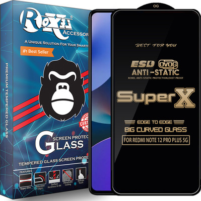 Roxel Edge To Edge Tempered Glass for REDMI NOTE 12 PRO PLUS 5G(Pack of 1)