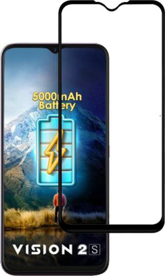 RCHJV Edge To Edge Tempered Glass for Itel Vision 2S(Pack of 1)