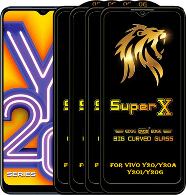 PFOAM Edge To Edge Tempered Glass for VIVO Y20A(Pack of 4)