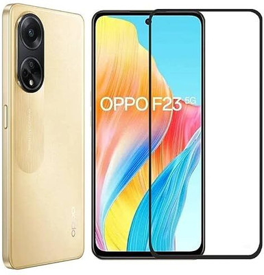 royal eshop 15 Edge To Edge Tempered Glass for Oppo F23 5G(Pack of 1)