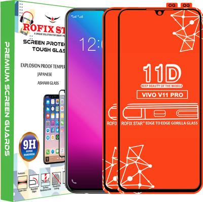 Rofix star Edge To Edge Tempered Glass for Vivo V11 Pro(Pack of 2)