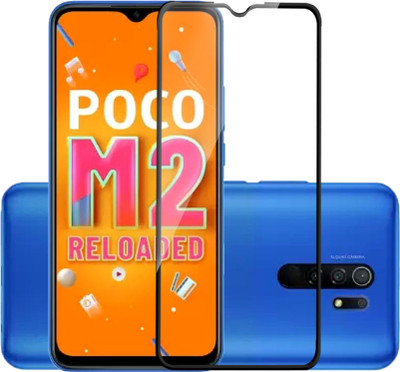 HUPSHY Edge To Edge Tempered Glass for POCO M2 Reloaded(Pack of 1)
