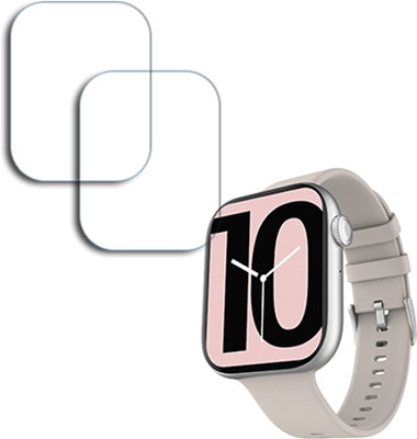 SOMTONE Edge To Edge Tempered Glass for Fire-Boltt Ring 3 Smart Watch 1.8 inch CREEN GUARD(Pack of 2)