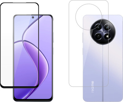 Vatsin Front and Back Tempered Glass for Realme 12x 5G(Pack of 2)