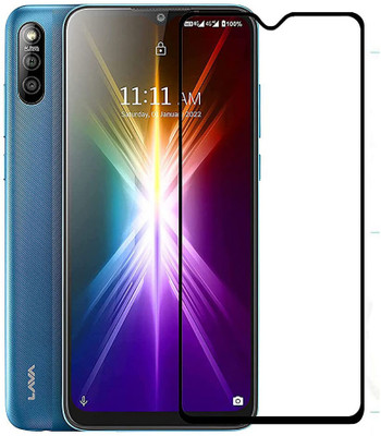 SM Styles Edge To Edge Tempered Glass for Lava X2(Pack of 1)