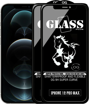 Rofix star Edge To Edge Tempered Glass for APPLE IPHONE 12 PRO MAX(Pack of 2)
