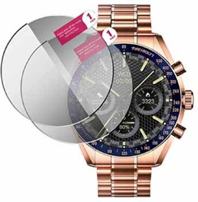 HIDEOUS Edge To Edge Tempered Glass for fire boltt moonwatch(Pack of 2)