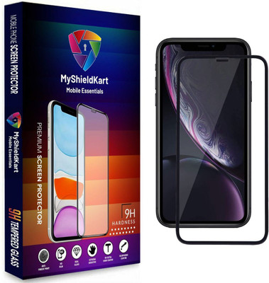 MyShieldKart Edge To Edge Tempered Glass for iPhone 11|iPhone XR (6.1 Inch)(Pack of 1)
