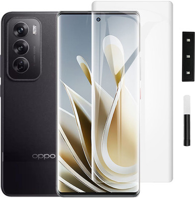PUNAK Edge To Edge Tempered Glass for Oppo reno 12 pro, Reno 12 pro(Pack of 1)