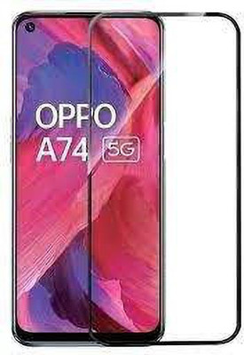 Antra Enterpries Edge To Edge Tempered Glass for Oppo A74 5g(Pack of 1)