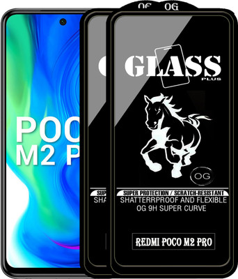 Rofix star Edge To Edge Tempered Glass for POCO M2 PRO(Pack of 2)