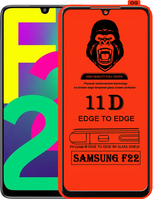 Rofix star Edge To Edge Tempered Glass for SAMSUNG GALAXY F22(Pack of 1)
