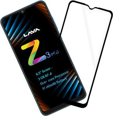 HUPSHY Edge To Edge Tempered Glass for Lava Z3 Pro(Pack of 1)