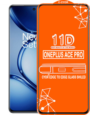 CYOR Edge To Edge Tempered Glass for ONEPLUS ACE PRO(Pack of 1)