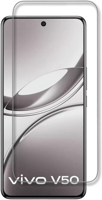 NSTAR Edge To Edge Tempered Glass for Vivo V50 5G, vivo V50 5G(Pack of 1)