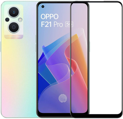 DMJHP Edge To Edge Tempered Glass for Oppo F21 Pro 5G(Pack of 1)