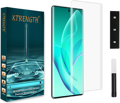 XTRENGTH Edge To Edge Tempered Glass for Vivo X70 Pro Plus(Pack of 1)