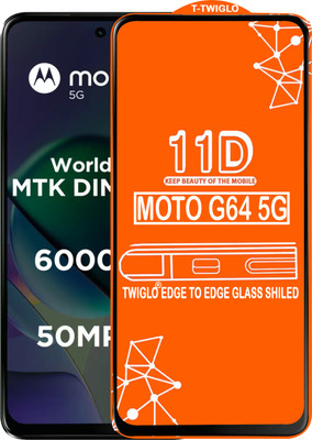 TWIGLO Edge To Edge Tempered Glass for MOTO G64 5G(Pack of 1)