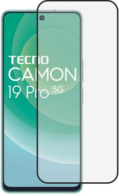 VDAT Edge To Edge Tempered Glass for Tecno Camon 19 Pro 5G, Tecno Camon 19 Pro, Camon 19 Pro 5G(Pack of 1)