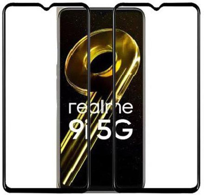ECMERED Edge To Edge Tempered Glass for Realme 9i, Realme 9i 5G(Pack of 2)